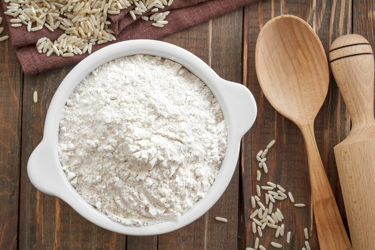 Aplicación de Harina de arroz